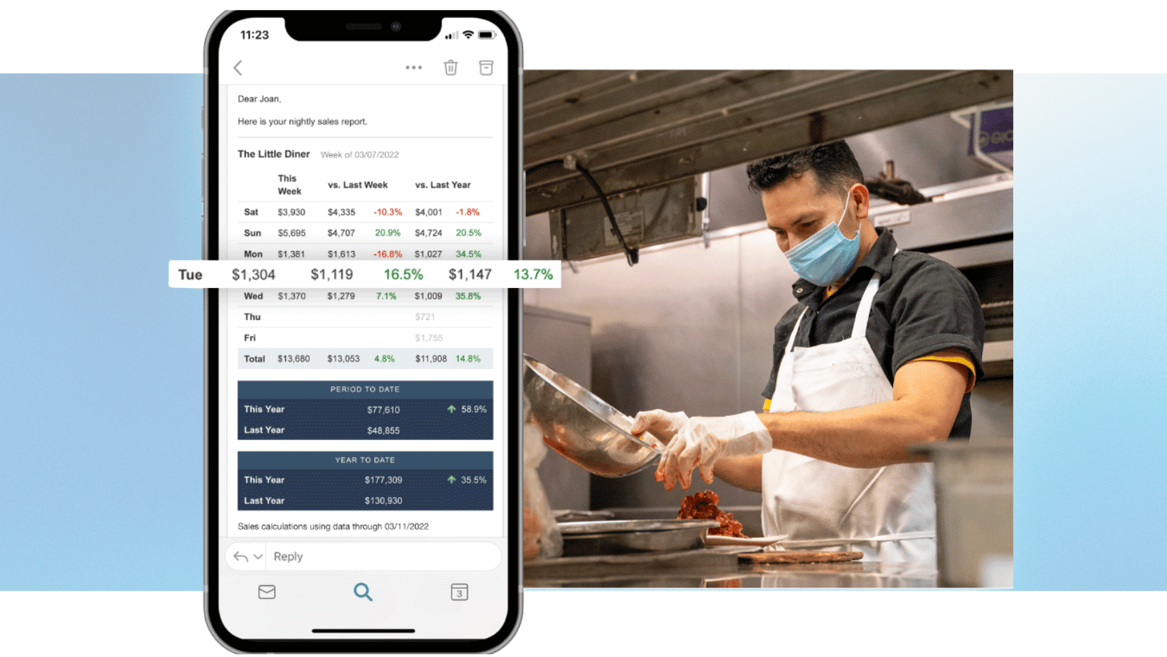 MarginEdge app