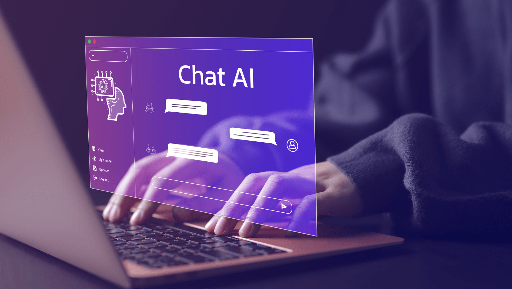 Chat bot with AI technology