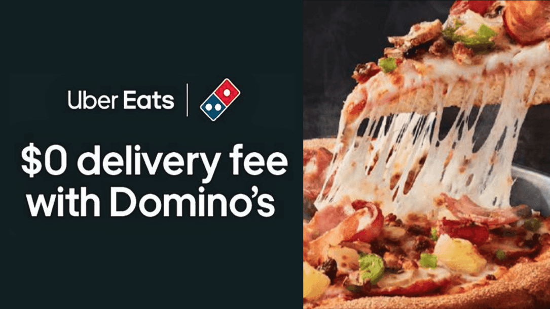 Dominos Pizza X Uber Eats Collab