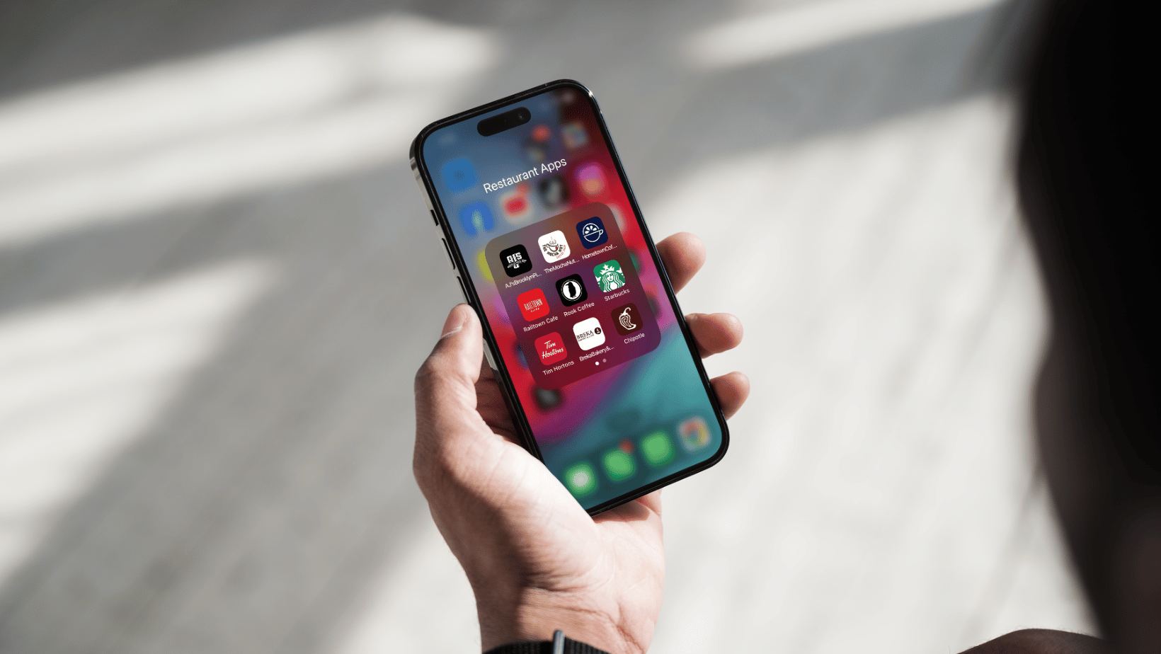 Restaurant mobile apps