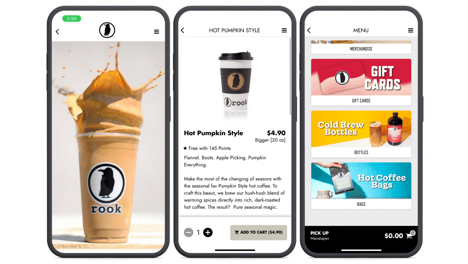 Rook Coffee's App