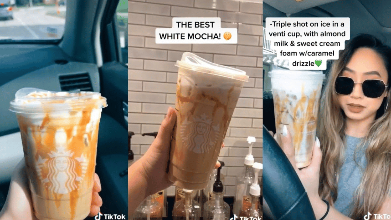 Starbucks viral TikTok drinks