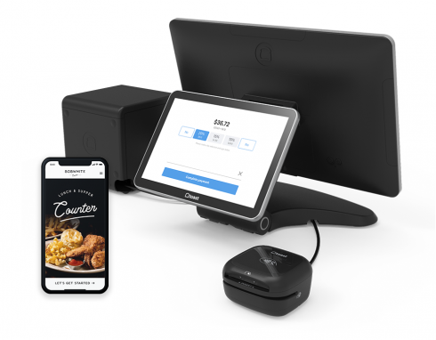 A Toast POS system beside a Craver App