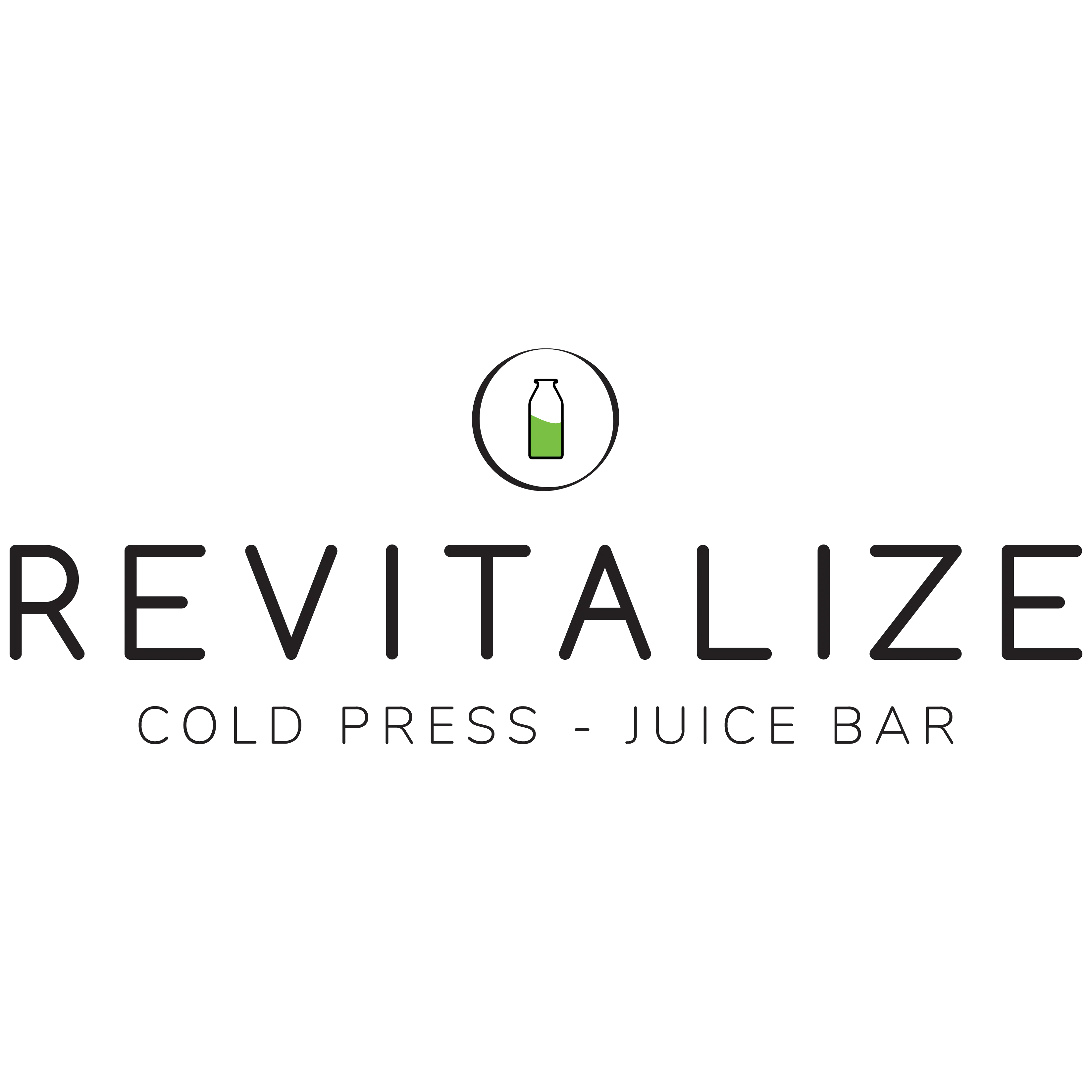 revitalize juice bar app logo