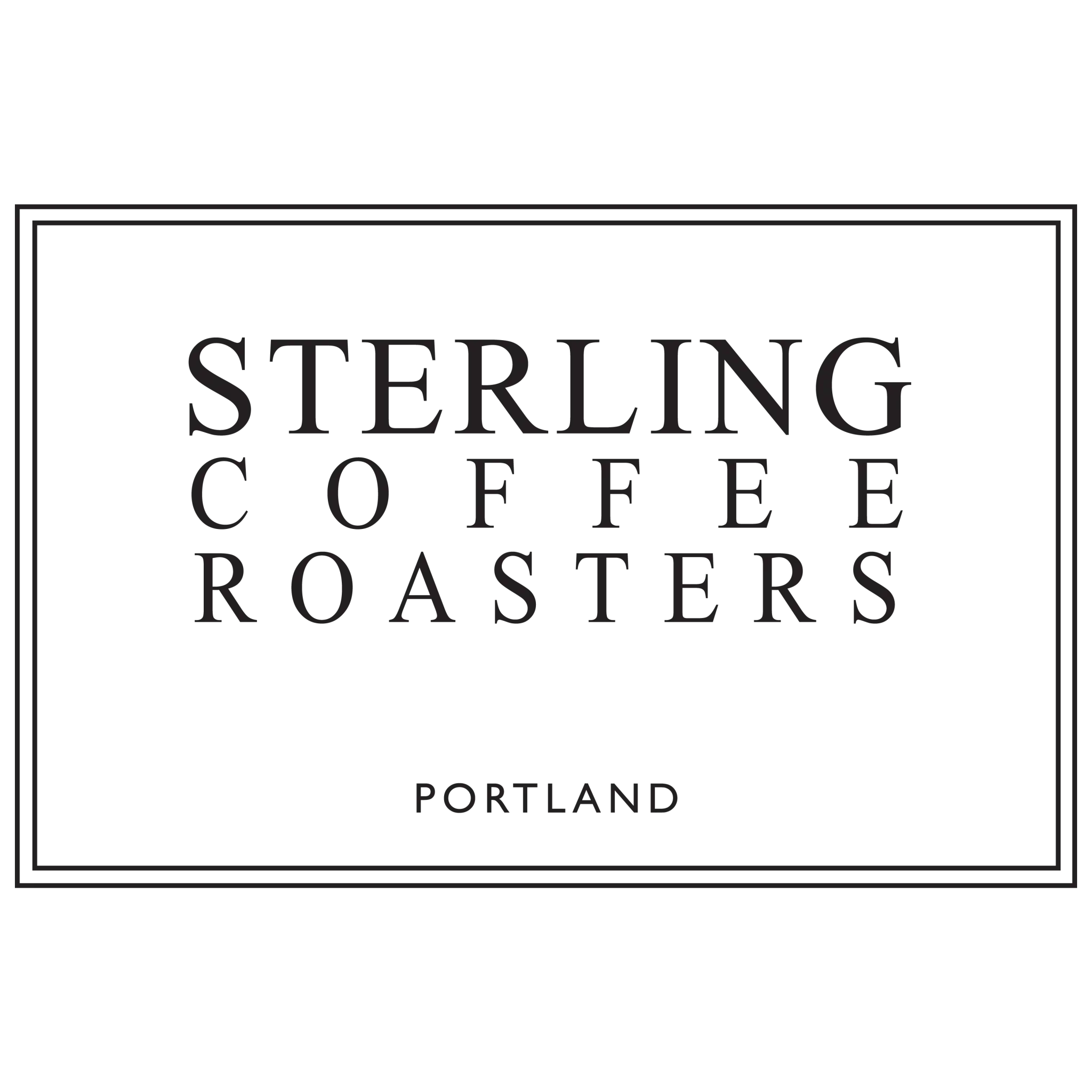 stearling coffee roaster logo app