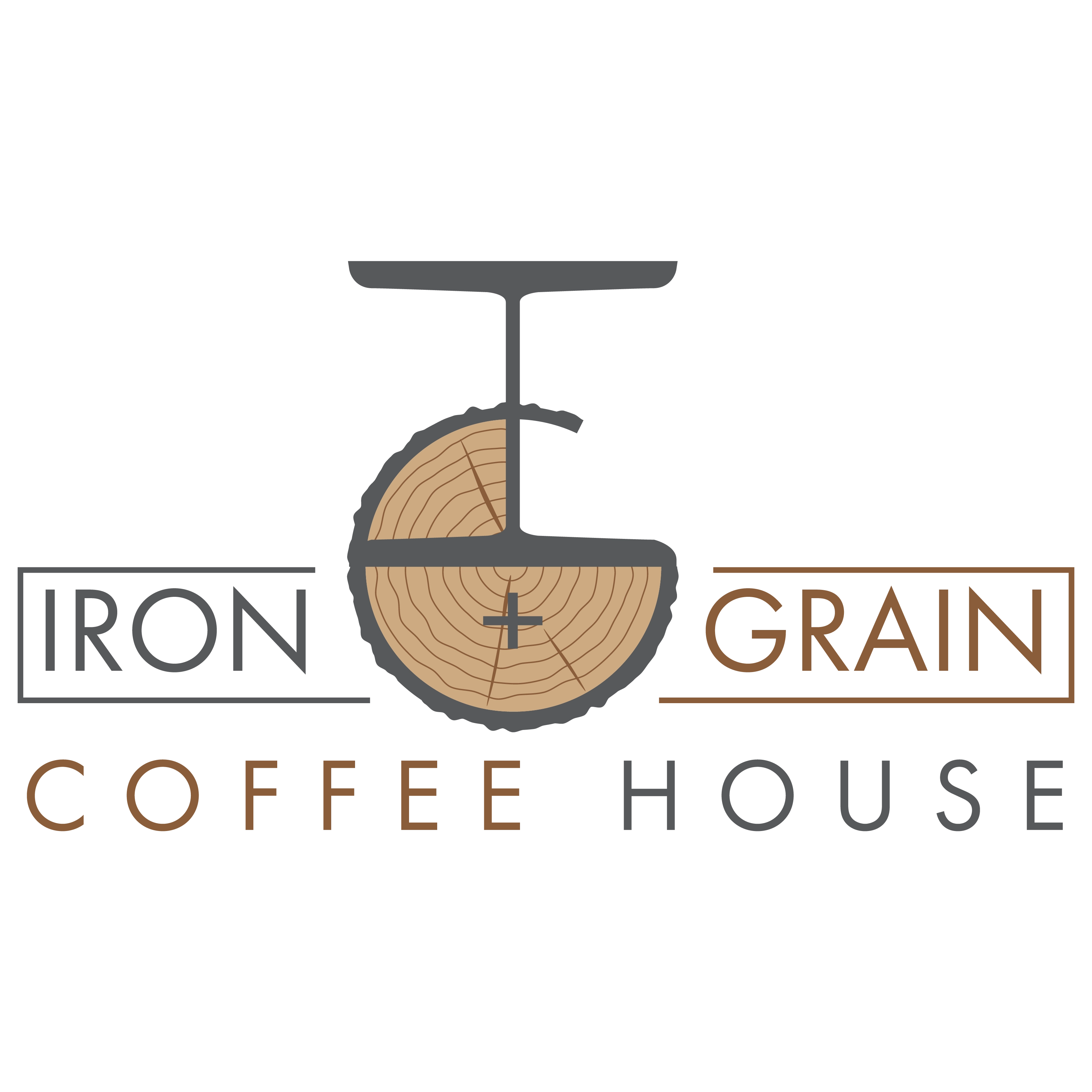 iron + grain coffee house app logo