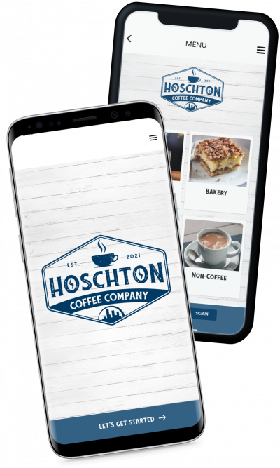 hoschton coffee company coffee ordering and reward app