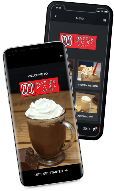 Matter More Coffee online ordering mobile app