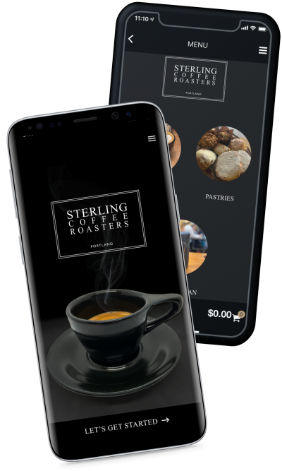 sterling coffee roaster ordering and reward app