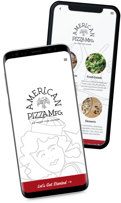 American Pizza ordering and delivery mobile app