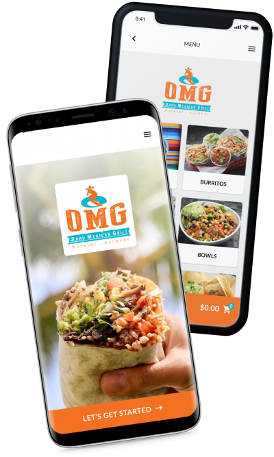oahu mexican grill - omg ordering and reward system
