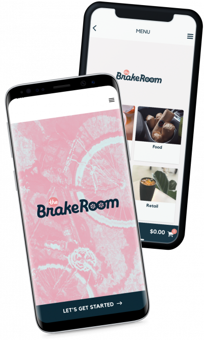 the brake room ordering and reward app