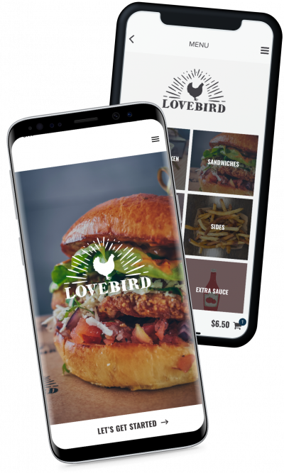 lovebird ordering and reward app