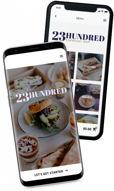 23hundred ordering and reward app