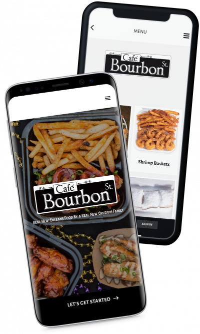 cafe bourbon st ordering and reward app