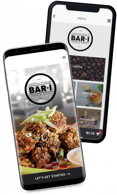 bar i ordering and reward app