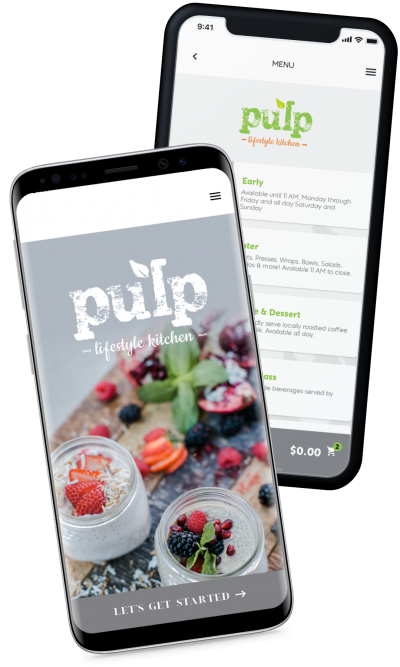 pulp lifestyle kitchen ordering and reward app pulp lifestyle kitchen ordering and reward app