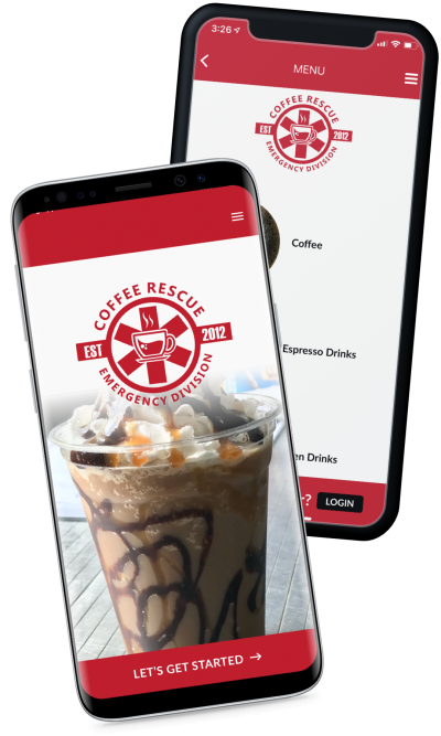 Coffee Rescue online ordering app Coffee Rescue online ordering app