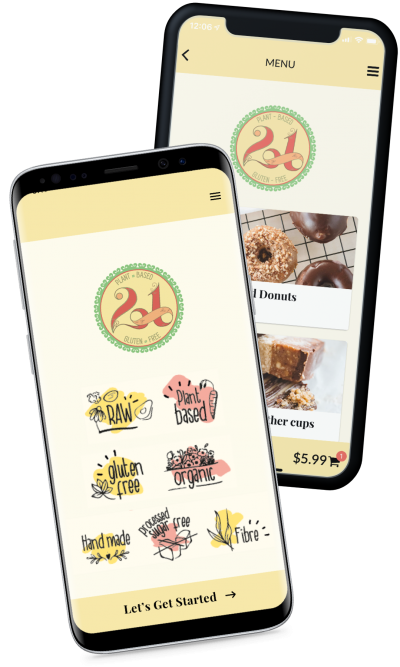 twenty one ordering and reward app