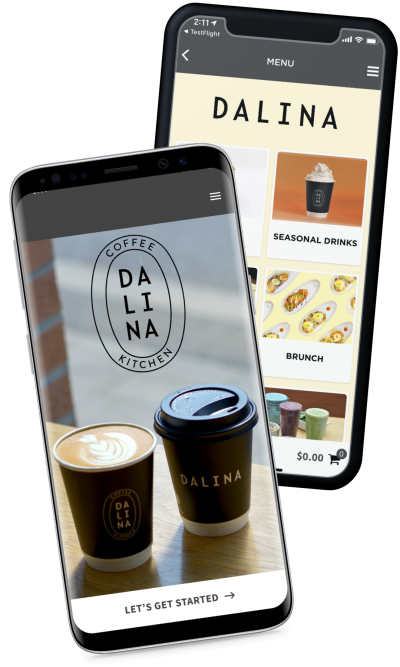 dalina ordering and reward app
