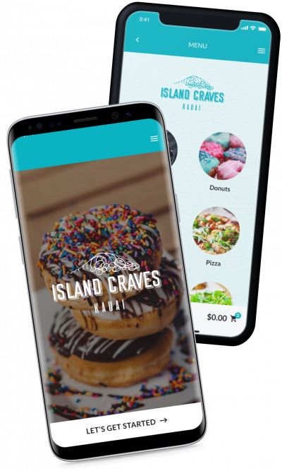 island craves ordering and reward app