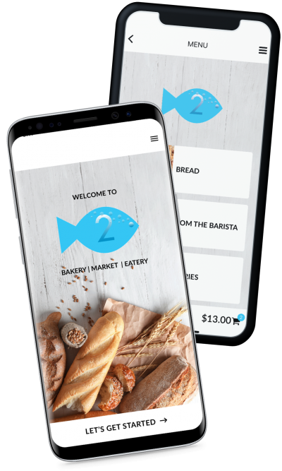 two fish bakery online ordering and loyalty program