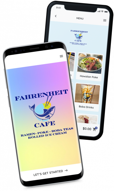 fahrenheit ordering and reward app