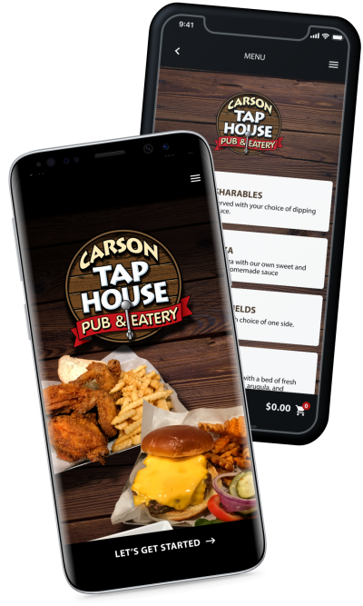 Carson Tap House Online Reward and ordering system