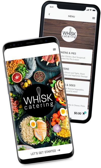 whisk catering ordering and reward app