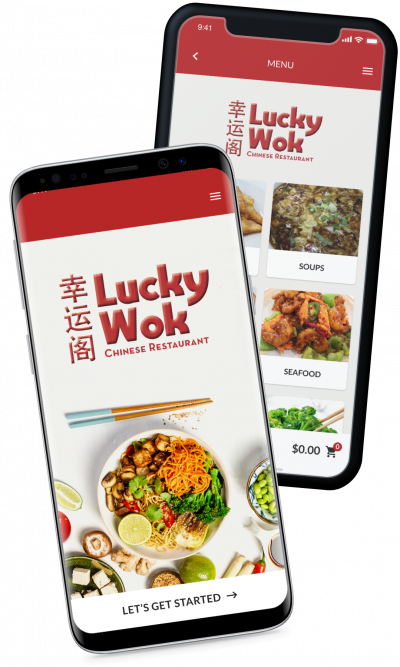 lucky wok ordering and reward app