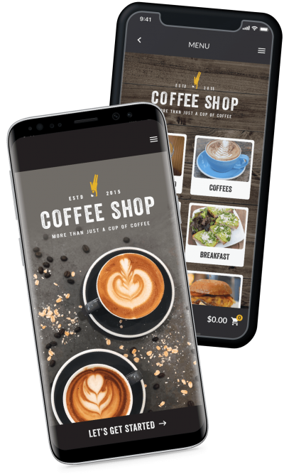 Coffee Shop online ordering app