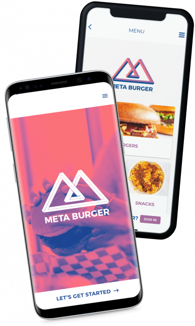 meta burger ordering and reward app
