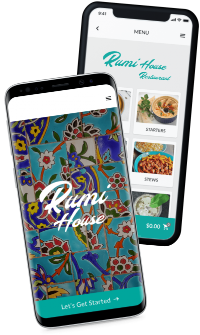 Rumi house restaurant ordering and delivery system