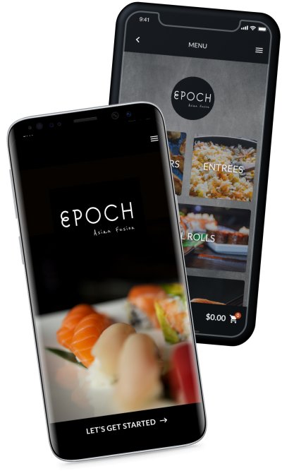 epoch asian fusion ordering and reward app