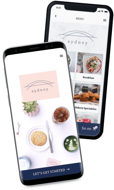 Sydney Cafe' online ordering app