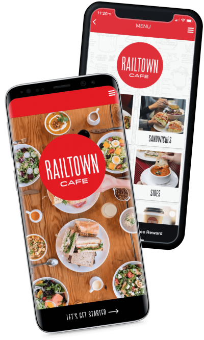 Railtown ordering and reward app