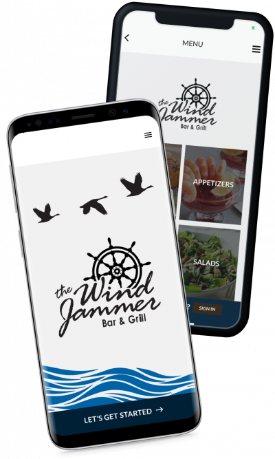 the windjammer ordering and reward app