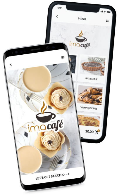 Ima Cafe online ordering and delivery mobile app