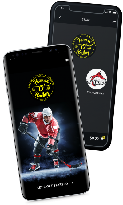 house o hockey ordering and reward app