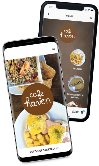 cafe haven ordering and reward system