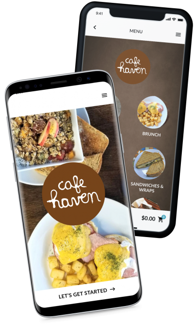 cafe haven ordering and reward system