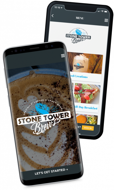 stone tower brews ordering and reward app