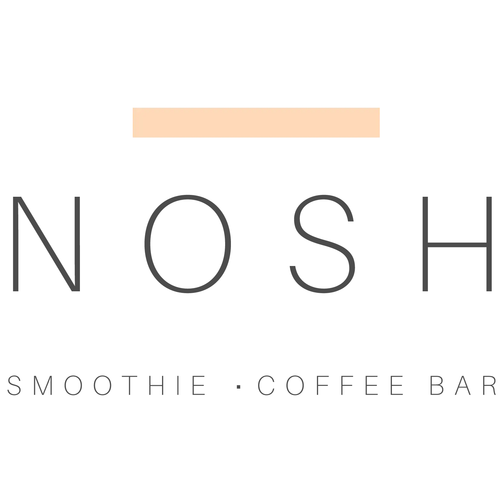 Nosh coffee bar logo app