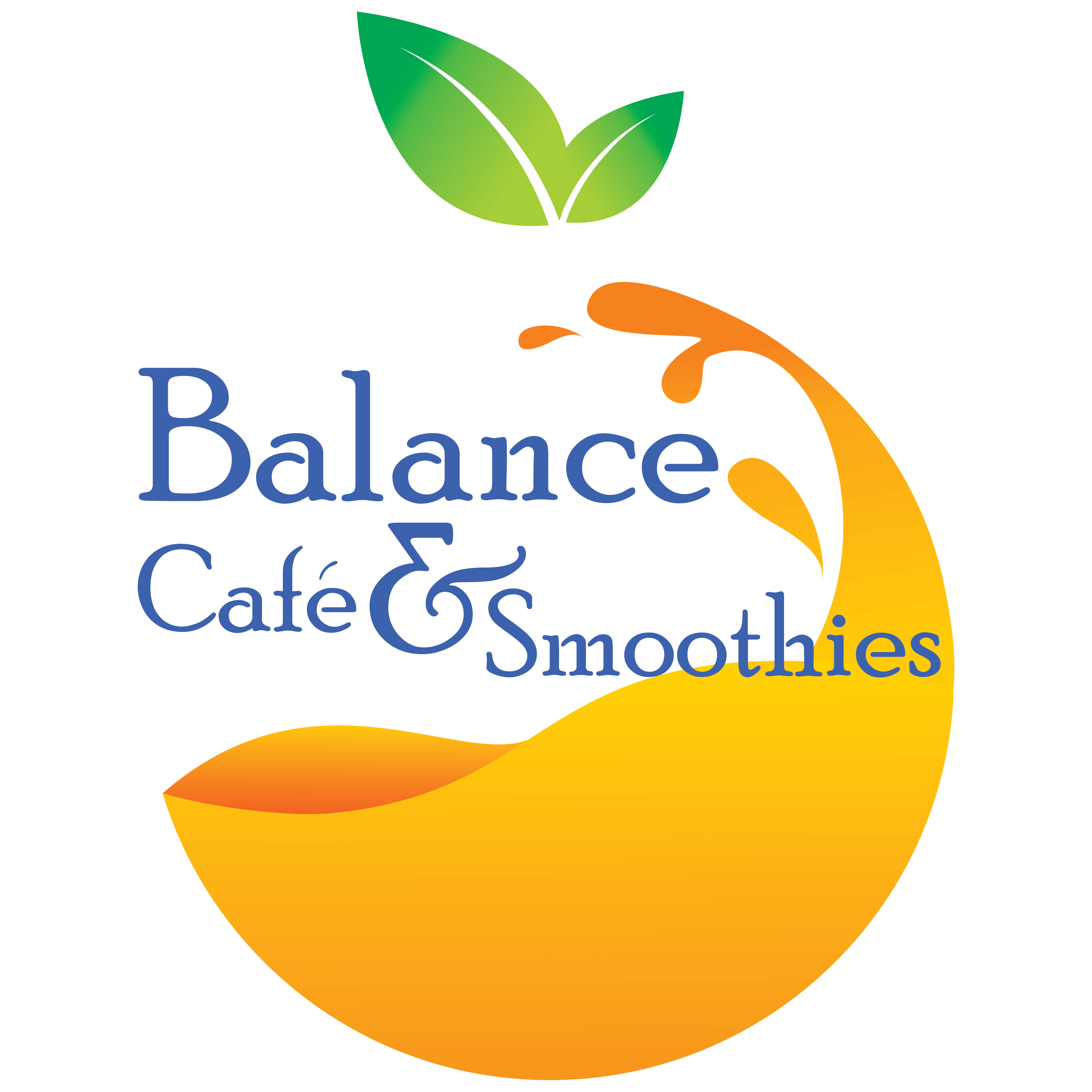 Balance Cafe' logo app