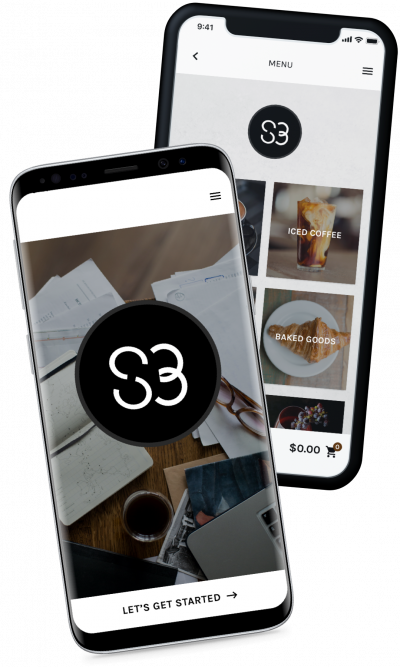 Two phones showing the Stock Brew app
